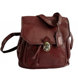 Real leather backpack "I...